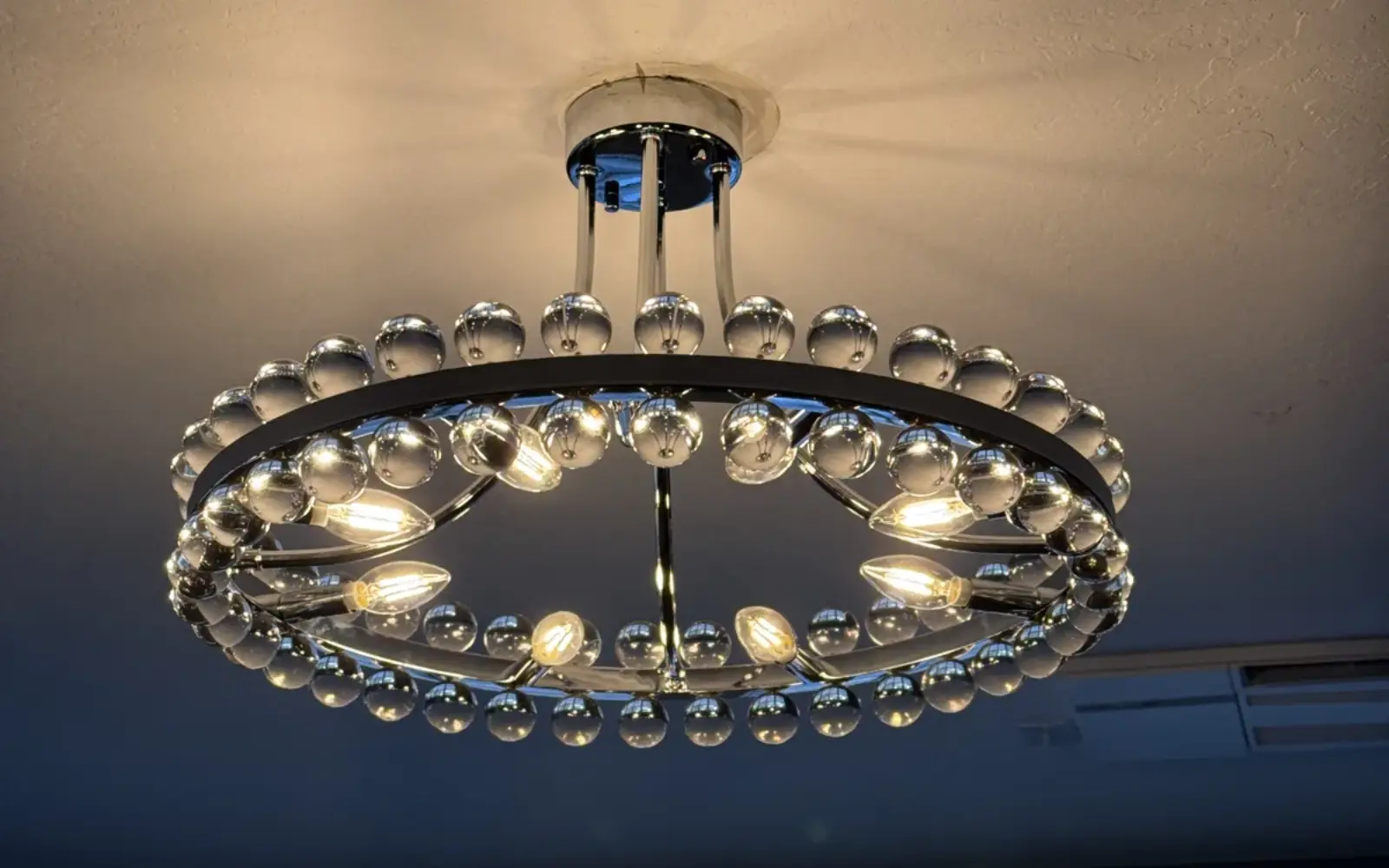 HAXX chandelier installation