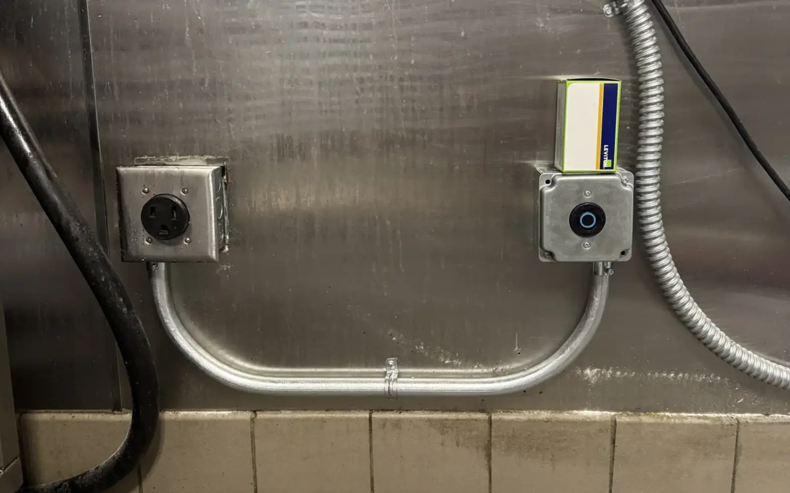 New dedicated circuits installed by HAXX for a Campbell restaurant